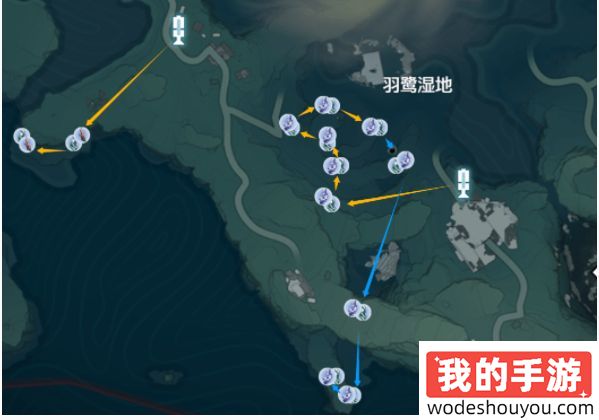 鸣潮紫晶簇采集指南：速刷路线图与位置大全(图2)