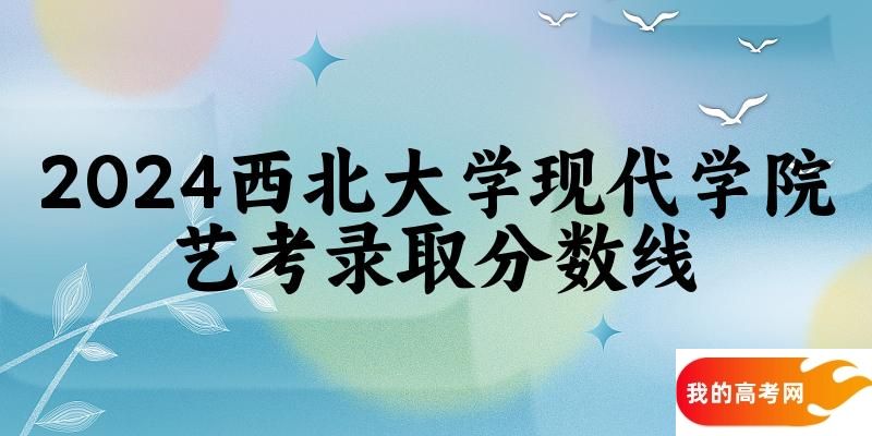 西北大学现代学院2024艺术生录取分数线 2025艺考生参考
