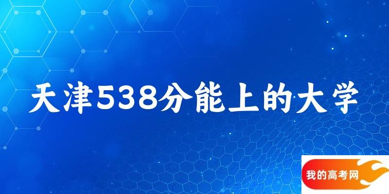 天津高考538分能上的大学有哪些？有哪些专业可选 (2025
