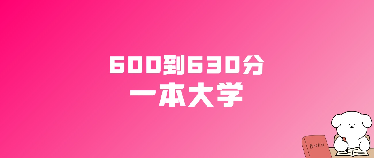 600到630分的一本大学名单（多省汇总）