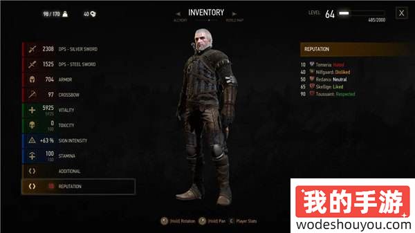 《巫师3》全新Mod发布:恢复被删除的声望系统(图2) 《巫师3》全新Mod发布:恢复被删除的声望系统