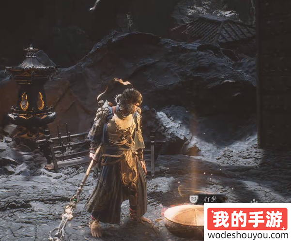 黑神话悟空火焰山炼魔坑石屏前打坐蒲团怎么找(图4) 黑神话悟空火焰山炼魔坑石屏前打坐蒲团寻找路线