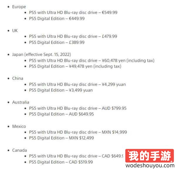 都怪你，涨价了啦！索尼官方宣布PS5全球涨价，国区涨幅达400元