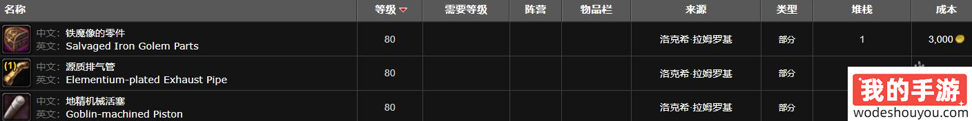 魔兽世界怀旧服地精机械活塞图纸怎么获得(图4) 魔兽世界怀旧服地精机械活塞图纸怎么获得