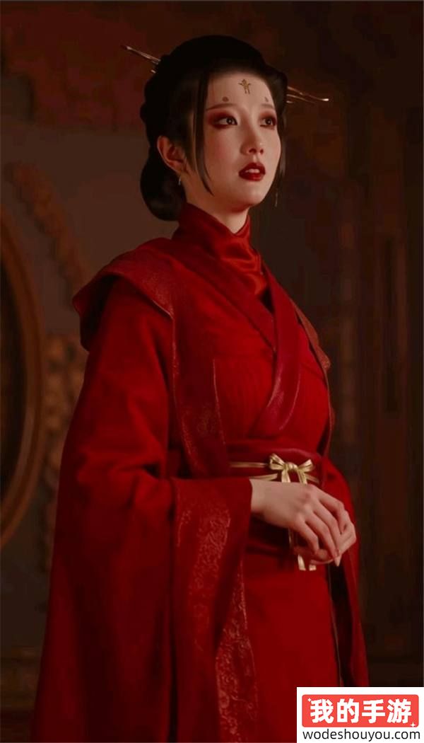 超绝人妻感！《黑神话》四妹红色嫁衣图分享，神似某位娱乐圈女星？
