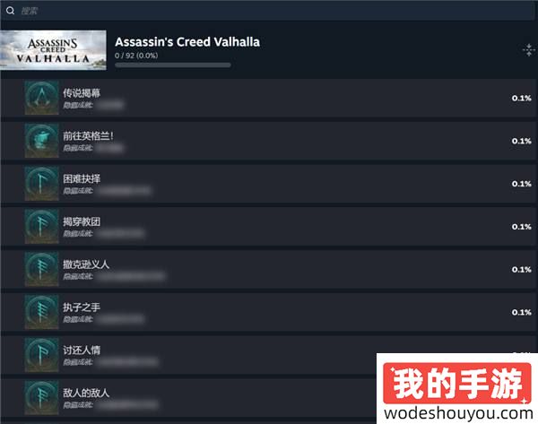 你通关了吗?《刺客信条:英灵殿》Steam成就已更新(图2) 你通关了吗?《刺客信条:英灵殿》Steam成就已更新