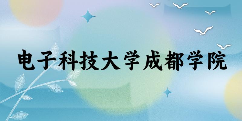 2025电子科技大学成都学院在黑龙江招生计划及录取分数线位次分析(图1)