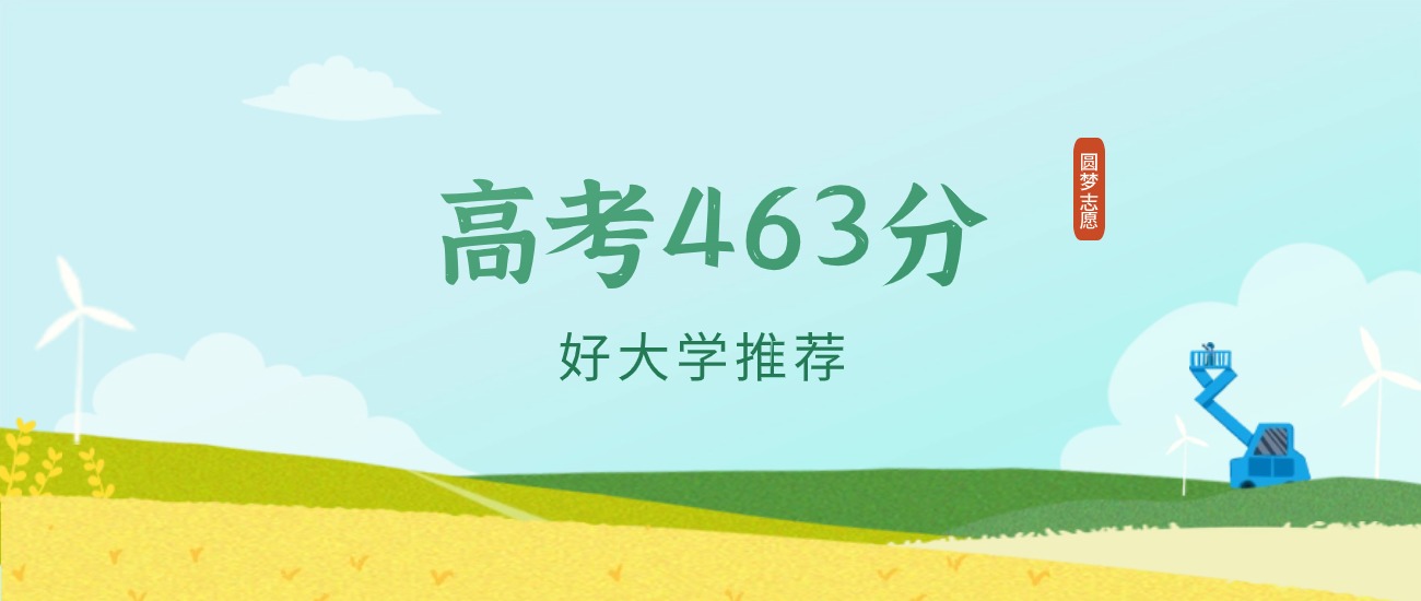 河南463分左右的一本大学推荐（2026年高考参考）(图1)